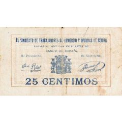 25 Céntimos Benisa