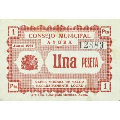 1 Peseta Ayora