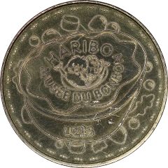 Monnaie de Paris Tourist Token - Haribo Musée du bonbon - La boite ronde