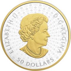 50 Dollars - Elizabeth II Puzzle Coin