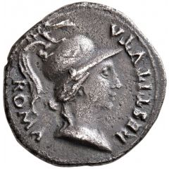 Denarius IVPPITER LIBERATOR, Roma and Jupiter