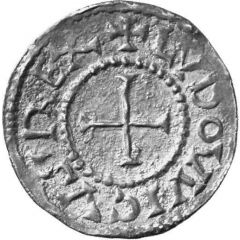 Denier - Louis II / Louis III Palace mint