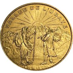 Monnaie de Paris Tourist Token - Vallée de l`Ubaye Les colporteurs de Fours