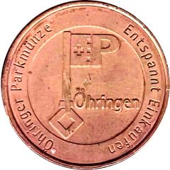 Parking Token - Öhringen 1 Schlitz Öhr