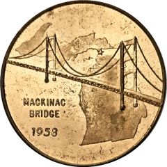 Token - Mackinac bridge Mackinaw City, Michigan