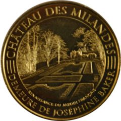 Tourist token - Monnaie de Paris - Castelnaud-la-Chapelle - Château des Milandes n°3