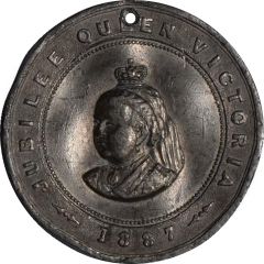 Medal - Victoria Golden Jubilee, St. Martin
