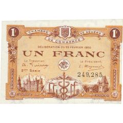 1 Franc - Chambre de Commerce de Nevers
