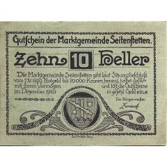 10 Heller Seitenstetten
