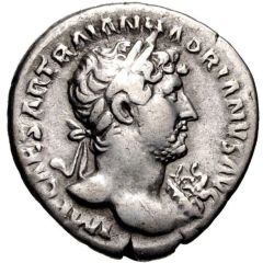 Denarius - Hadrian P M TR P COS III