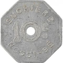 10 Centimes Compagnie sucrière de Nossy-Bé