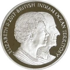 2 Pounds - Elizabeth II Elizabeth II and Prince Philip, Silver