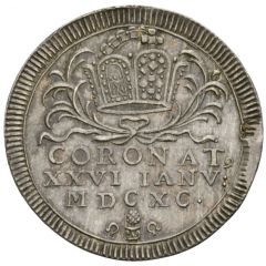 1 Ducat Silver pattern strike, Coronation