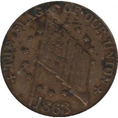 1 cent - laiton Guerre civile
