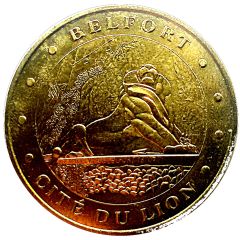 Monnaie de Paris Tourist Token - Belfort Cité du Lion
