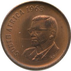 1 Cent Charles Swart, English Legend - SOUTH AFRICA