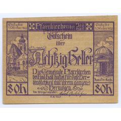 80 Heller Prinzerdorf