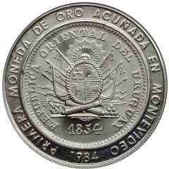 20 000 Nuevos Pesos Gold coinage and BID Meeting - Pattern