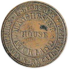1/2 Penny -Forsaith, T. S. Auckland