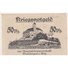 50 Pfennigs Amtskörperschaft Vaihingen an der Enz