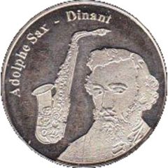 National Tokens Belgian Heritage - Dinant Adolphe Sax