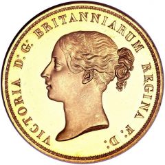 5 Pounds - Victoria 1st portrait, `Una and the Lion`