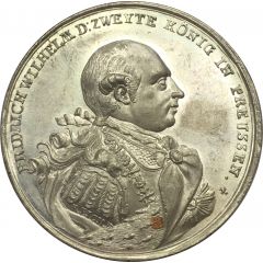 Medal - Start of reign of Frederick William II Prussia