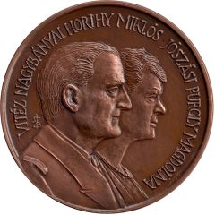 Medal - The Funeral of Vitéz Nagybányai Horthy Miklós and His Wife