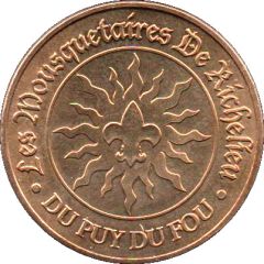 Monnaie de Paris Tourist Token - Puy du Fou Les Mousquetaires de Richelieu