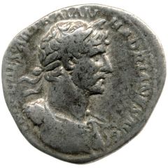 Denarius - Hadrian P M TR P COS DES II FORT RED, Fortuna