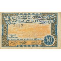 50 Céntimos Puebla de Don Fadrique