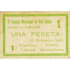 1 Peseta Don Benito