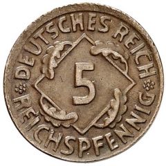 5 Reichspfennig Pattern