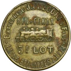 10 Centimes - J. Gregori and Fils Aïn-Fekan