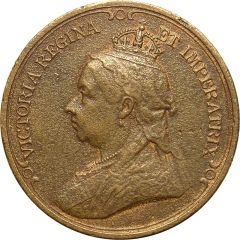 Medal - Victoria Royal Visit; Pinches, bronze