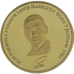 Medal - Lewis Hamilton Formula 1 World Champion