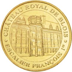 Monnaie de Paris Tourist Token - Château Royal de Blois Escalier Francis I