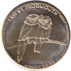 Medal - WA - Kings Park - Tawny Frogmouth Tourist Souvenir