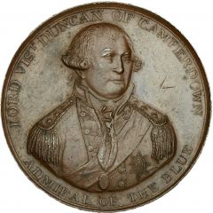 Medal - George III Battle of Camperdown, bronze