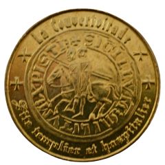 Tourist token - Monnaie de Paris - La Couvertoirade - Site Templier et Hospitalier Sigilum Militum Xristi