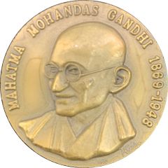 Medal - Liberators of History Mahatma Gandhi