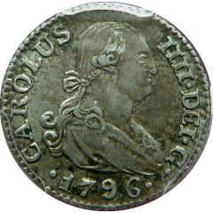 1/2 Real - Carlos IV