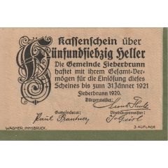 75 Heller Fieberbrunn