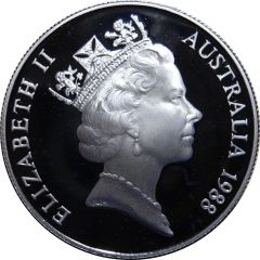 10 Dollars - Elizabeth II 3rd Portrait - First Fleet