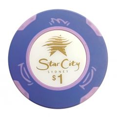 Token/Chip - 1 Dollars - Star City Casino Chip