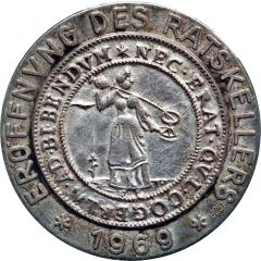 Souvenir Medal - Opening of the Ratskeller Aachen, Germany