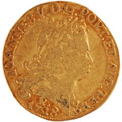 1600 Réis - João V 2nd Type of Shield, Rio de Janeiro Mint