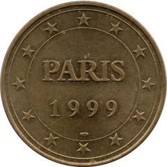 Monnaie de Paris Tourist Token - Galeries Lafayette Paris 1999