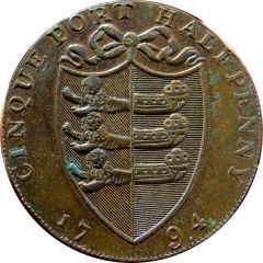 1/2 Penny Kent - Hythe / R. Shipden