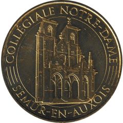 Monnaie de Paris Tourist Token - Semur-en-Auxois Collégiale Notre-Dame
